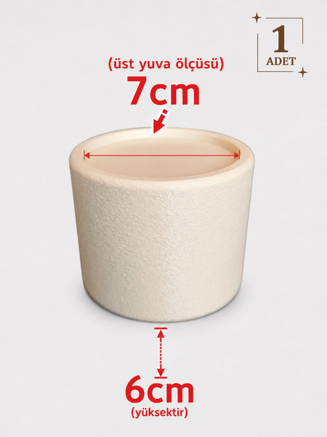 Yuvarlak Mobilya Ayak Yükseltici – 1 Adet