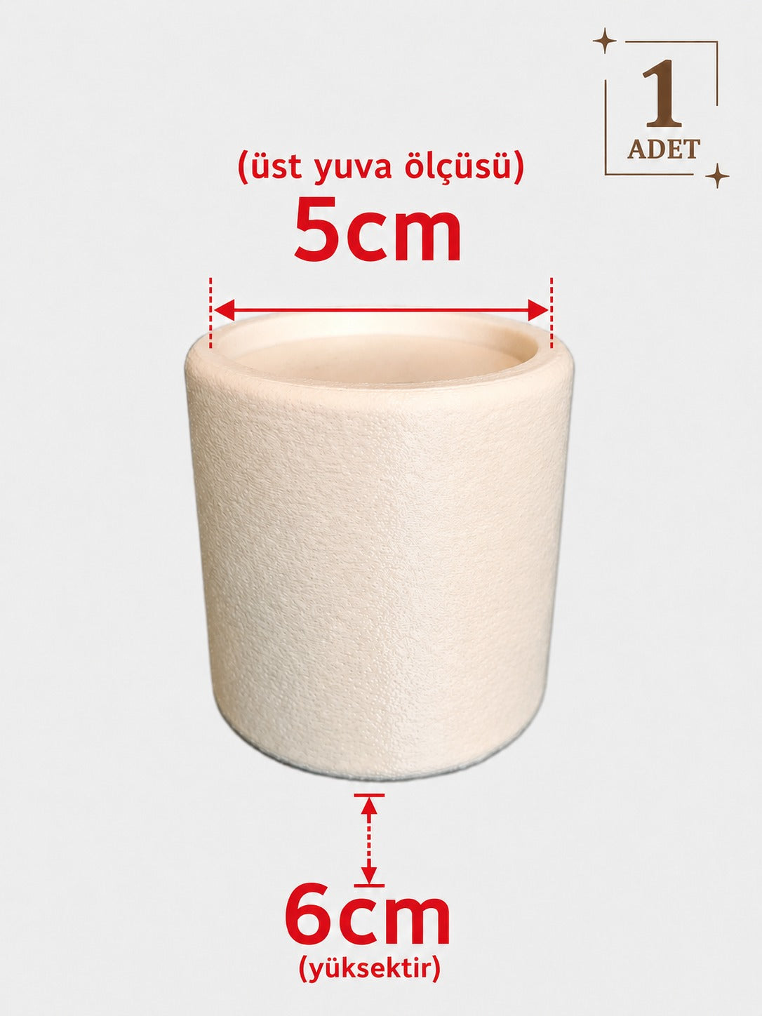Yuvarlak Mobilya Ayak Yükseltici – 1 Adet