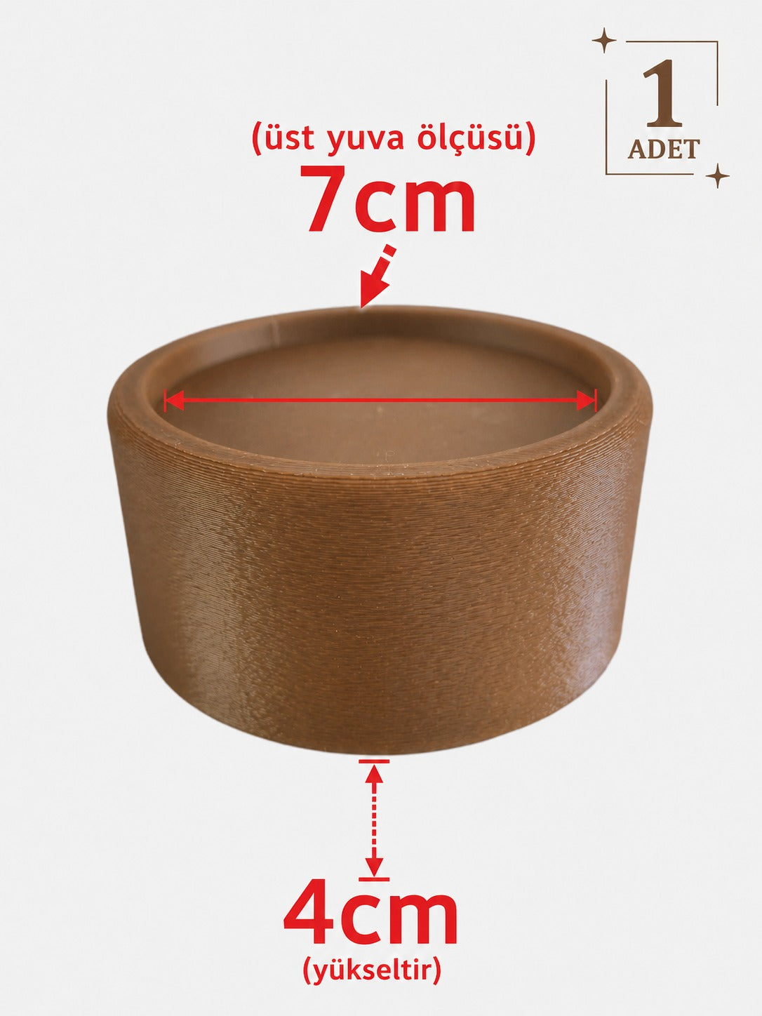 Yuvarlak Mobilya Ayak Yükseltici – 1 Adet