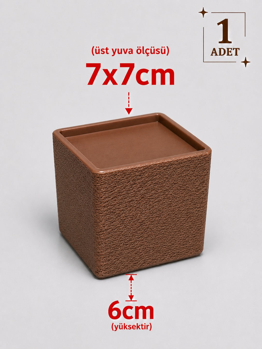 Kare Mobilya Ayak Yükseltici – 1 Adet